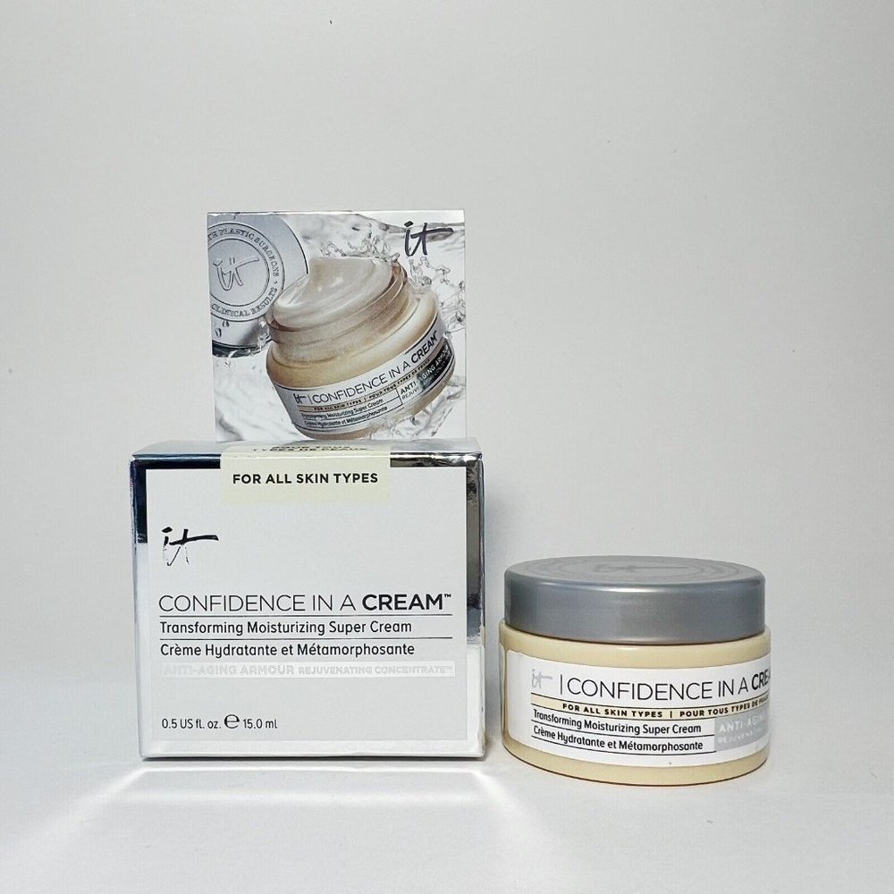 It Cosmetics Confidence In a Cream Face Lotion Moisturizer Travel Size